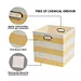 Plastic Handle Cloth Storage Organizer Closet Containers to Store Clothes